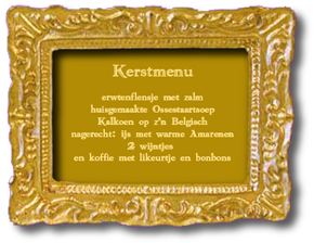Kerstmenu
