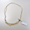 c-43 collier parels zilver
